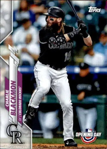 2020 Topps Opening Day #149 Charlie Blackmon NM-MT Rockies - Baseball Card Single
