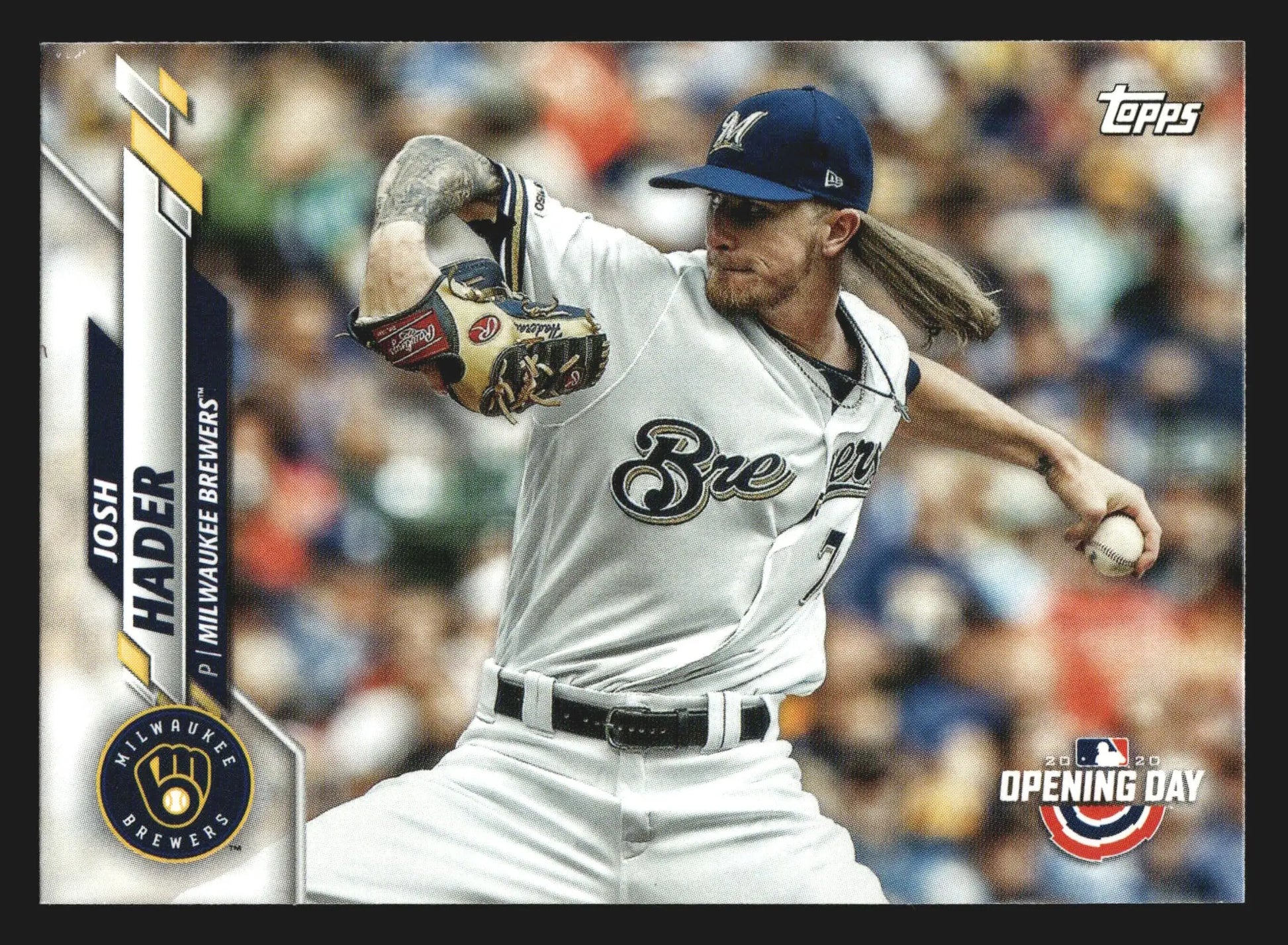 2020 Topps Opening Day #153 Josh Hader Milwaukee Brewers - Baseball Card Single