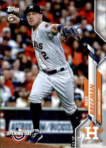 2020 Topps Opening Day #164 Alex Bregman NM-MT Astros - Baseball Card Single