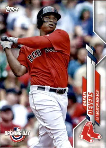 2020 Topps Opening Day Rafael Devers Red Sox baseball card NM-MT excellent collectible