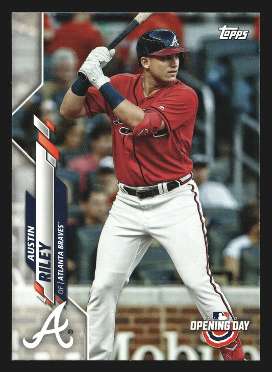2020 Topps Opening Day #180 Austin Riley Braves - Baseball Card Single