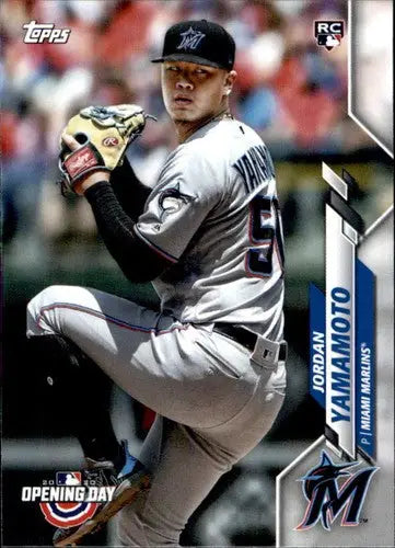2020 Topps Opening Day #29 Jordan Yamamoto NM-MT RC Rookie Marlins ID:26318 - Baseball Card Single