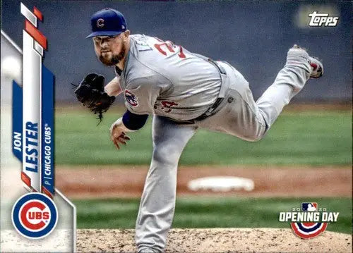 2020 Topps Opening Day #53 Jon Lester NM-MT Cubs - Baseball Card Single
