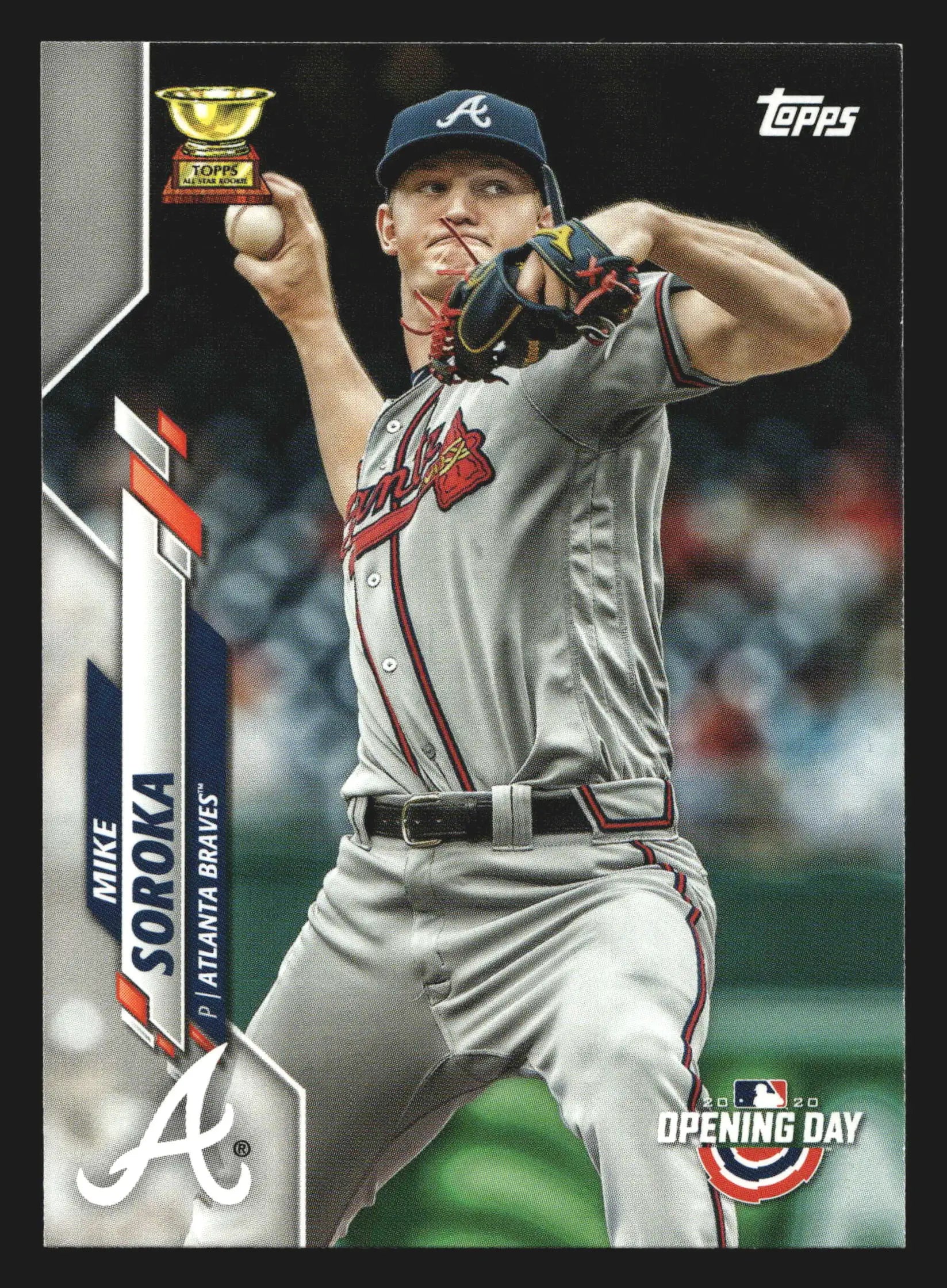 2020 Topps Opening Day #56 Mike Soroka Braves Rookie Cup - Baseball Card Single