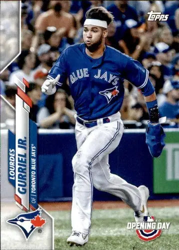 2020 Topps Opening Day Lourdes Gurriel Jr. baseball card with original gloss Blue Jays