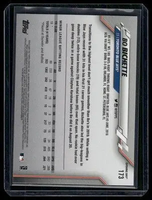2020 Topps Opening Day Bo Bichette #173 RC Baseball - Baseball Card Single