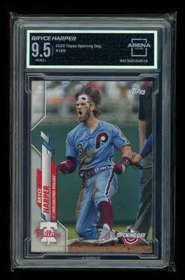2020 Topps Opening Day Bryce Harper #188 Baseball Arena Club 9.5 - Baseball Card Single
