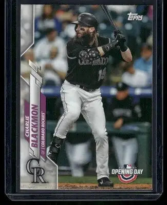 2020 Topps Opening Day Charlie Blackmon #149 Baseball - Baseball Card Single