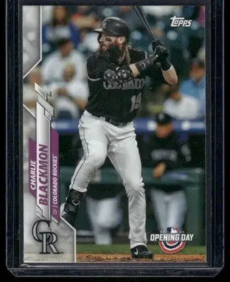 2020 Topps Opening Day Charlie Blackmon #149 / Baseball - Baseball Card Single