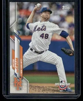 2020 Topps Opening Day Jacob deGrom #187 Baseball - Baseball Card Single