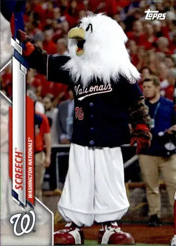 2020 Topps Opening Day Mascots #M-14 Screech NM-MT Nationals ID:26904 - Baseball Card Single