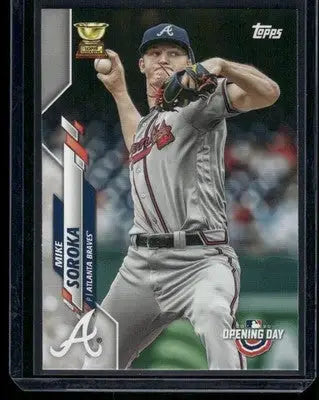 2020 Topps Opening Day Mike Soroka #56 Baseball - Baseball Card Single