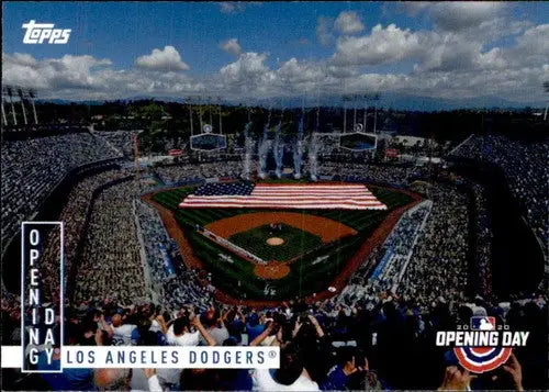Los Angeles Dodgers baseball card from 2020 Topps Opening Day Set OD-3