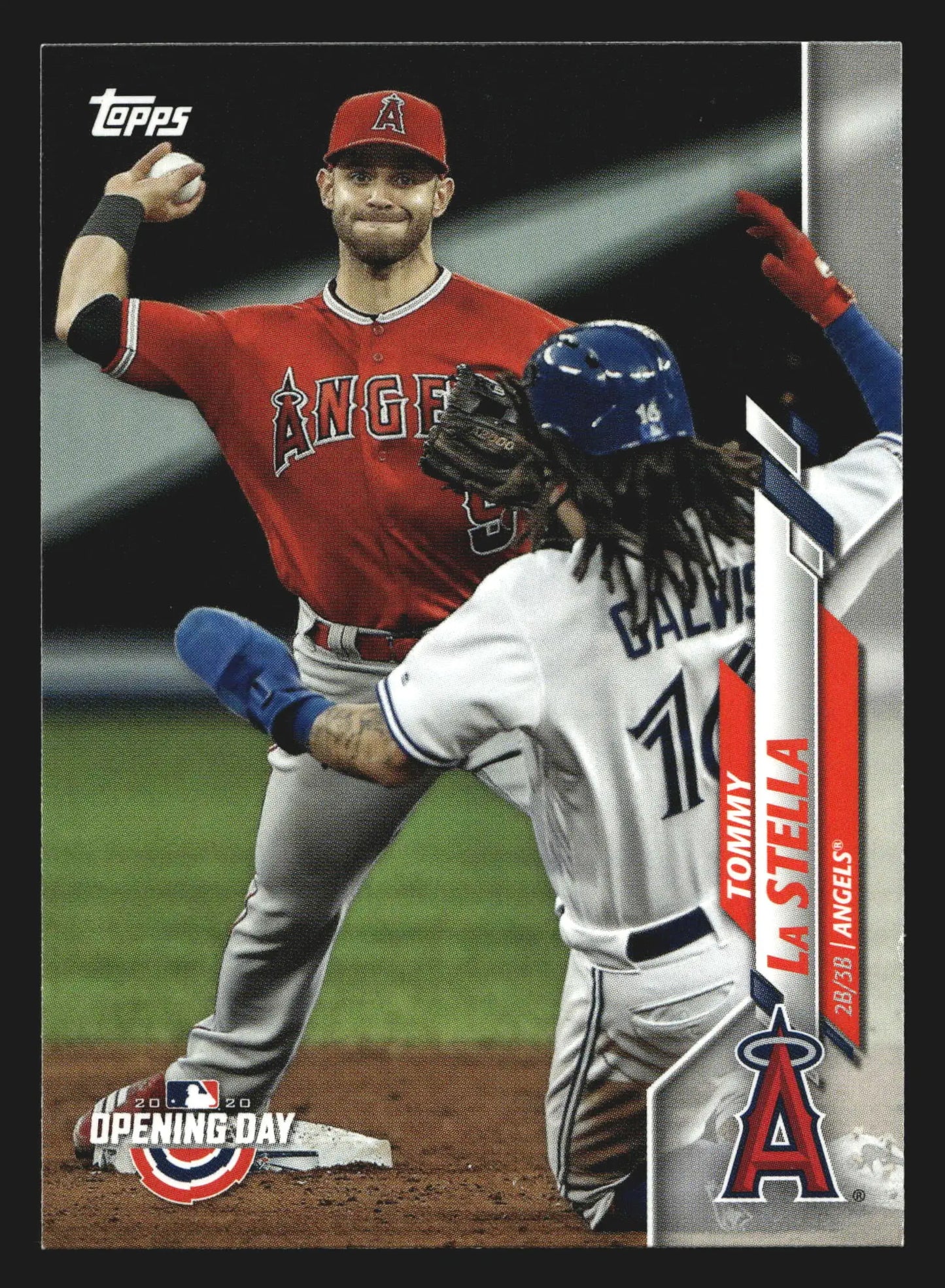2020 Topps Opening Day Tommy La Stella #69 Los Angeles Angels - Baseball Card Single