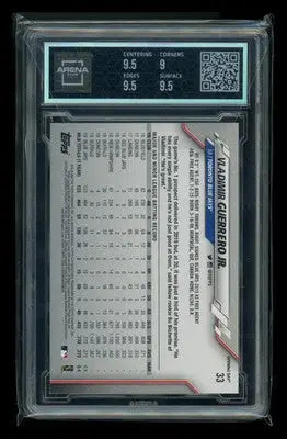 2020 Topps Opening Day Vladimir Guerrero Jr. #33 Baseball Arena Club 9.5 - Baseball Card Single