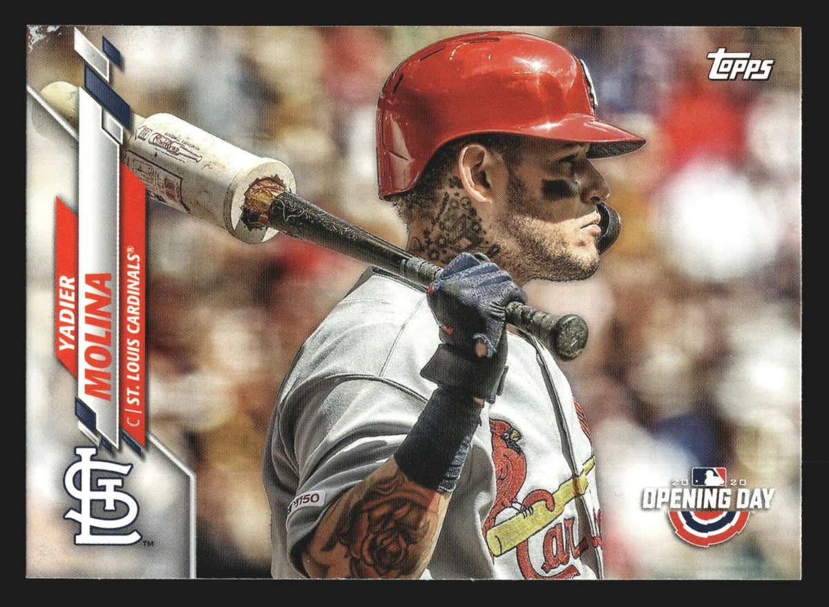 2020 Topps Opening Day Yadier Molina #130 St. Louis Cardinals - Baseball Card Single
