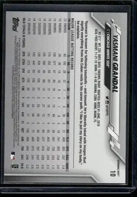 2020 Topps Opening Day Yasmani Grandal #10 Baseball - Baseball Card Single
