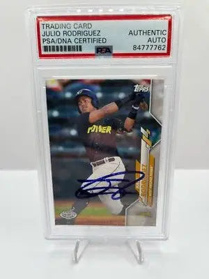 2020 Topps Pro Debut Julio Rodriguez #PD-111 Auto Baseball PSA