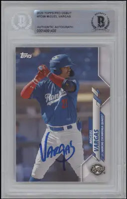 2020 Topps Pro Debut Miguel Vargas #PD98 Baseball BGS Authentic - Baseball Card Single