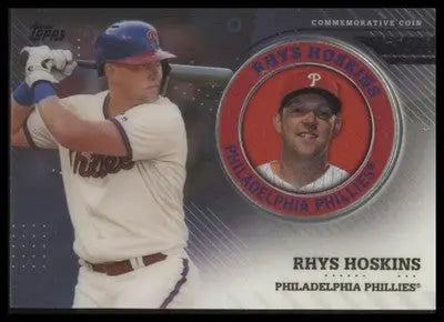 2020 Topps Rhys Hoskins #TPM-RH Topps Player Medallions Philadelphia Phillies - Baseball Card Single