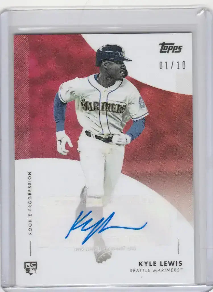 2020 Topps Rookie Progression Kyle Lewis 1/10
