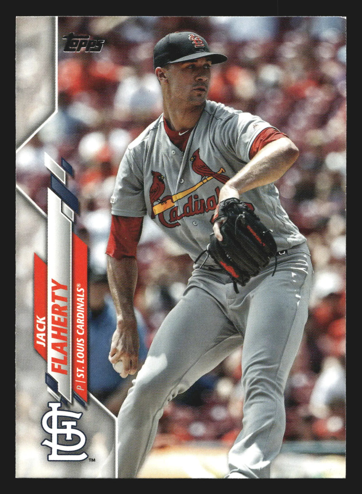 2020 Topps Series 1 Jack Flaherty #155 St. Louis Cardinals - Baseball Card Single