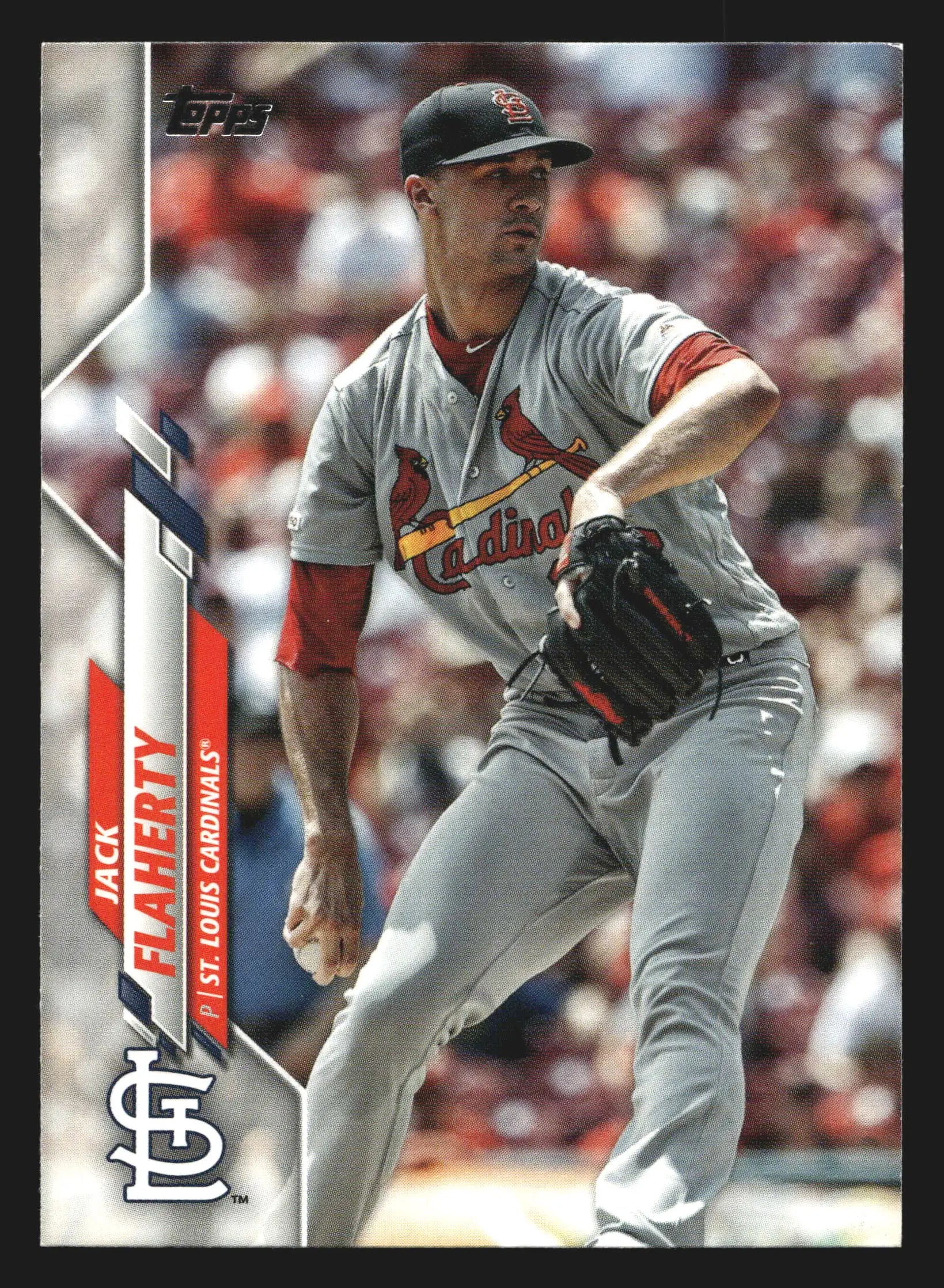 2020 Topps Series 1 Jack Flaherty #155 St. Louis Cardinals - Baseball Card Single