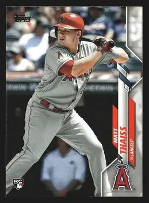 2020 Topps Series 1 Matt Thaiss #115 RC Los Angeles Angels - Baseball Card Single