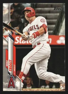 2020 Topps Series 1 Mike Trout #1 Los Angeles Angels - Baseball Card Single