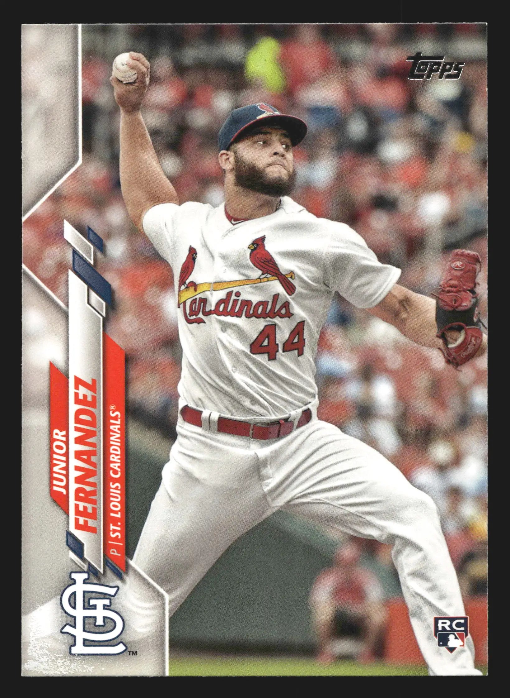 2020 Topps Series 2 Junior Fernandez #615 RC Rookie Cardinals - Baseball Card Single