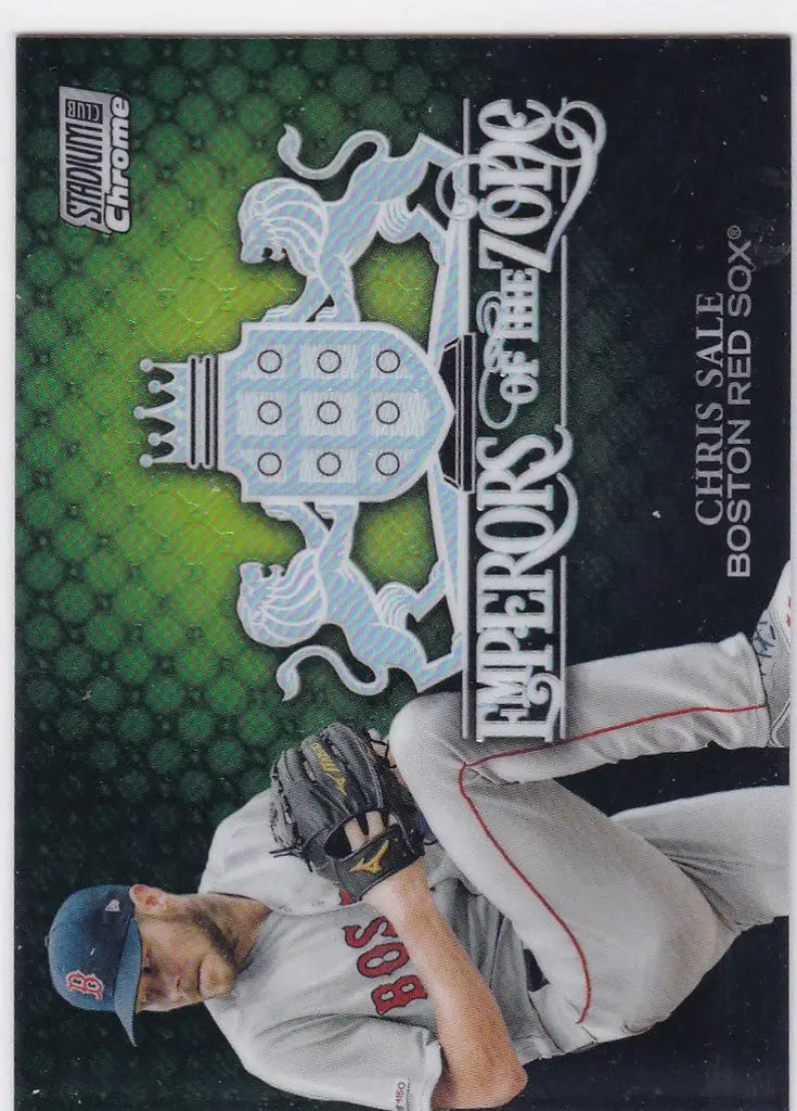2020 Topps Stadium Club #EOZ-19 Chris Sale Emperors of the zone Boston Red Sox