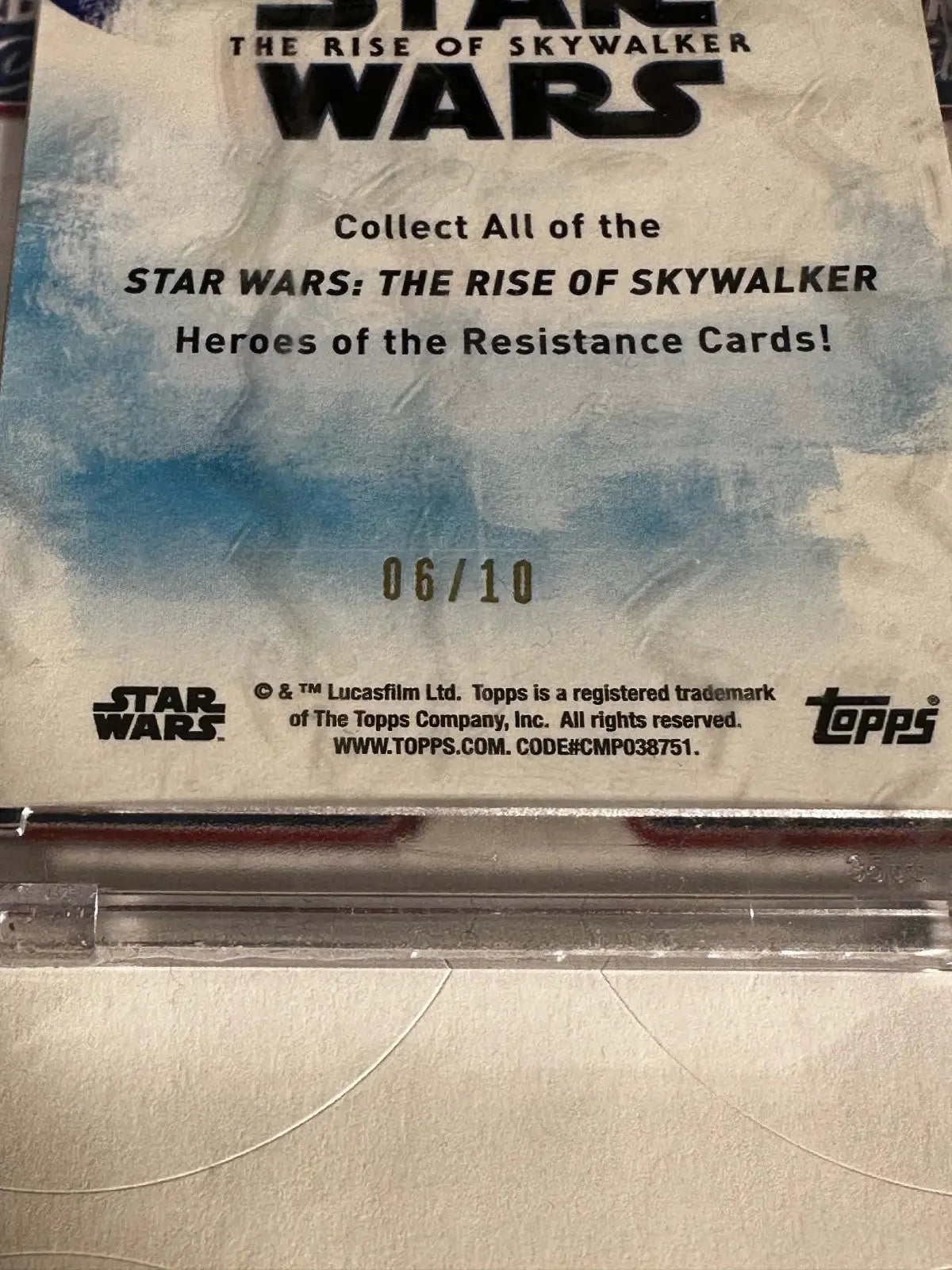 2020 Topps Star Wars: The Rise of Skywalker C-3PO /10 - Star Wars Card Single