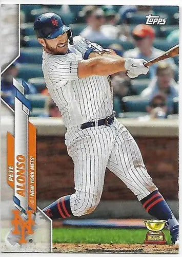 2020 Topps Team Sets Pete Alonso Mets baseball card in top condition