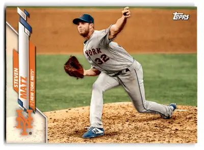 2020 Topps Team Sets #NYM-14 Steven Matz NM Near Mint Mets ID:82377 - Baseball Card Single