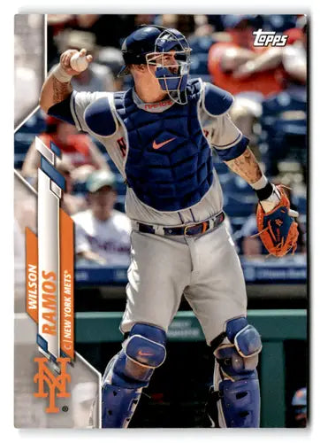 2020 Topps Team Sets #NYM-17 Wilson Ramos NM Near Mint Mets ID:82528 - Baseball Card Single