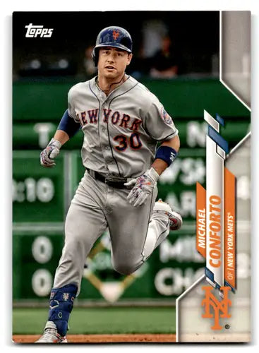 2020 Topps Team Sets #NYM-6 Michael Conforto NM Near Mint Mets ID:82369 - Baseball Card Single