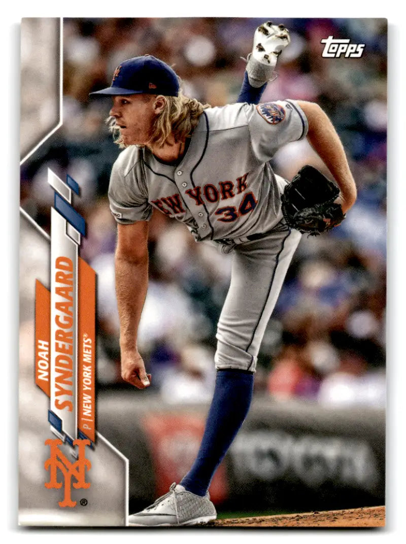 2020 Topps Team Sets #NYM-7 Noah Syndergaard NM-MT Mets ID:82370 - Baseball Card Single