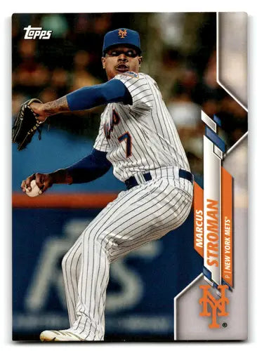 2020 Topps Team Sets #NYM-8 Marcus Stroman NM-MT Mets ID:82371 - Baseball Card Single