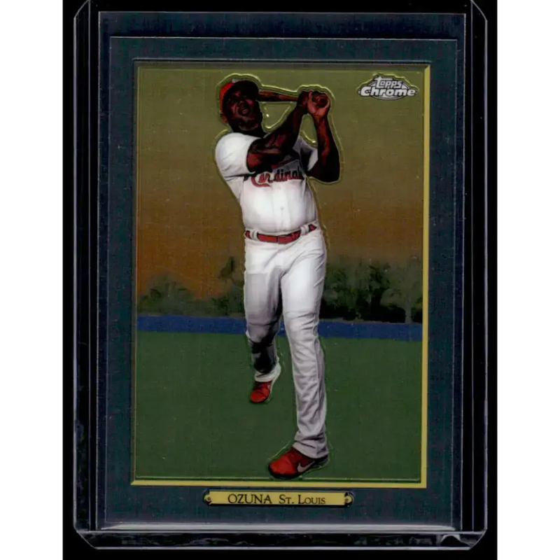 2020 Topps #TRC-82 Marcell Ozuna NM-MT St. Louis Cardinals Baseball Card - Baseball Card Single