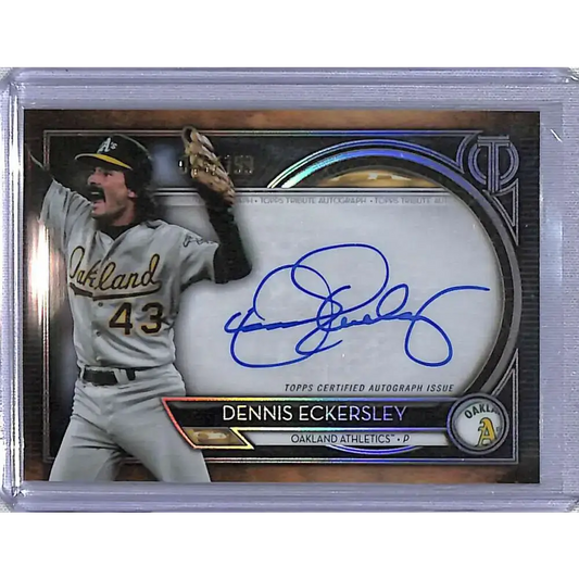 2020 Topps Tribute #TA-DE Dennis Eckersley Autographs #/199 NM-MT Baseball Card - Baseball Card Single