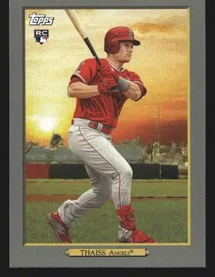 2020 Topps Turkey Red Matt Thaiss #TR-10 RC Los Angeles Angels - Baseball Card Single