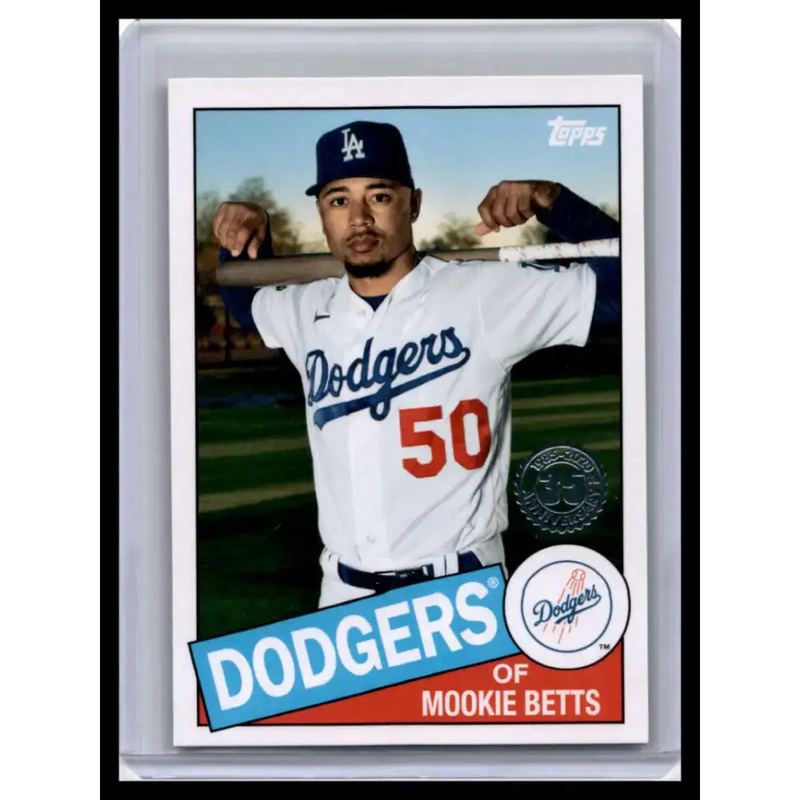 2020 Topps Update #85TB-22 Mookie Betts NM-MT Los Angeles Dodgers Baseball Card - Baseball Card Single