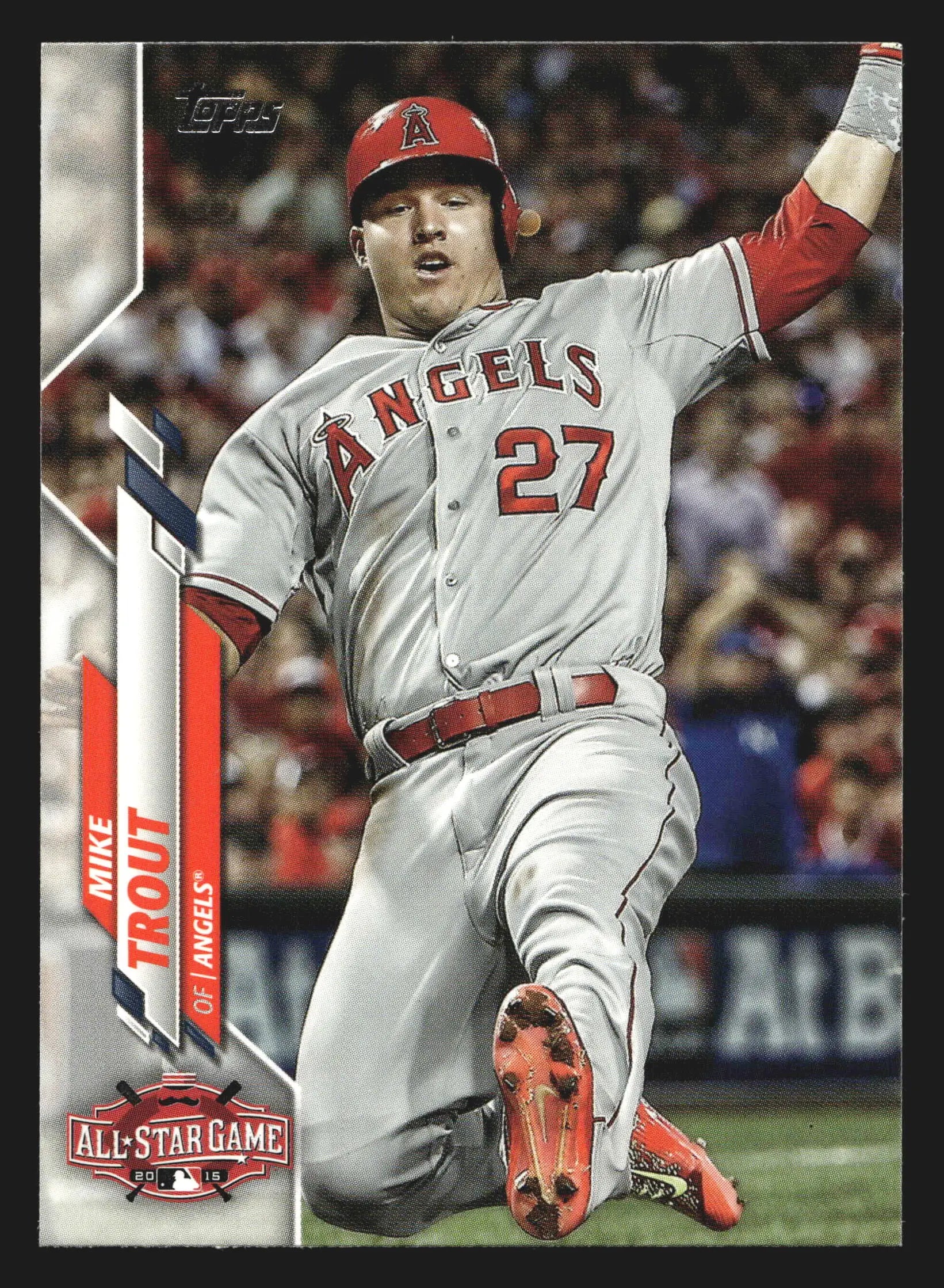2020 Topps Update Mike Trout #U-4 2015 All-Star Game Angels - Baseball Card Single