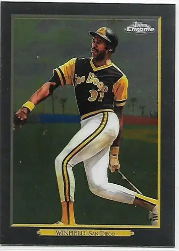 Winfield San Diego baseball card from 2020 Topps Update Turkey Red Chrome series