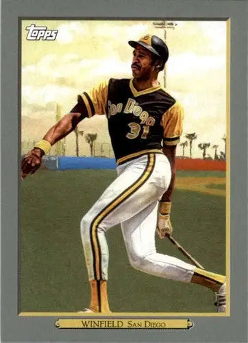 Baseball card of Dave Winfield from 2020 Topps Update Turkey Red series