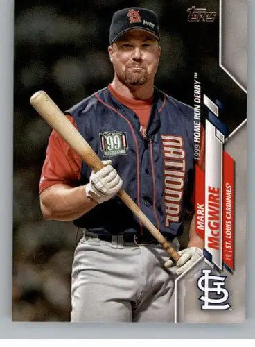 2020 Topps Update Mark McGwire Home Run Derby baseball card with original gloss