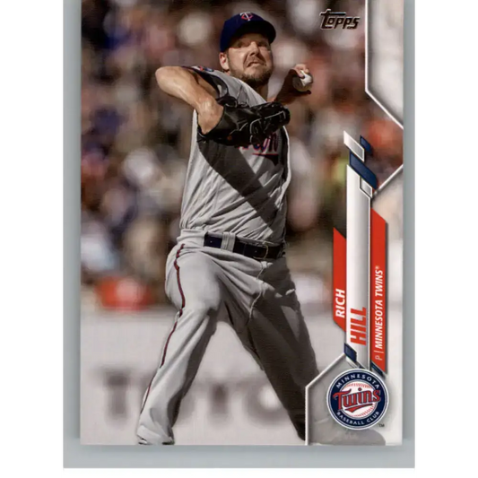 2020 Topps Update #U-111 Rich Hill NM-MT Minnesota Twins Baseball Card - Baseball Card