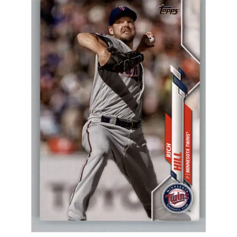 2020 Topps Update #U-111 Rich Hill NM-MT Minnesota Twins Baseball Card - Baseball Card Single