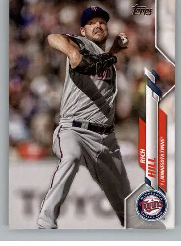 2020 Topps Update #U-111 Rich Hill NM-MT Twins - Baseball Card Single