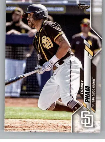 Tommy Pham baseball card 2020 Topps Update Topps Update original gloss Padres NM-MT